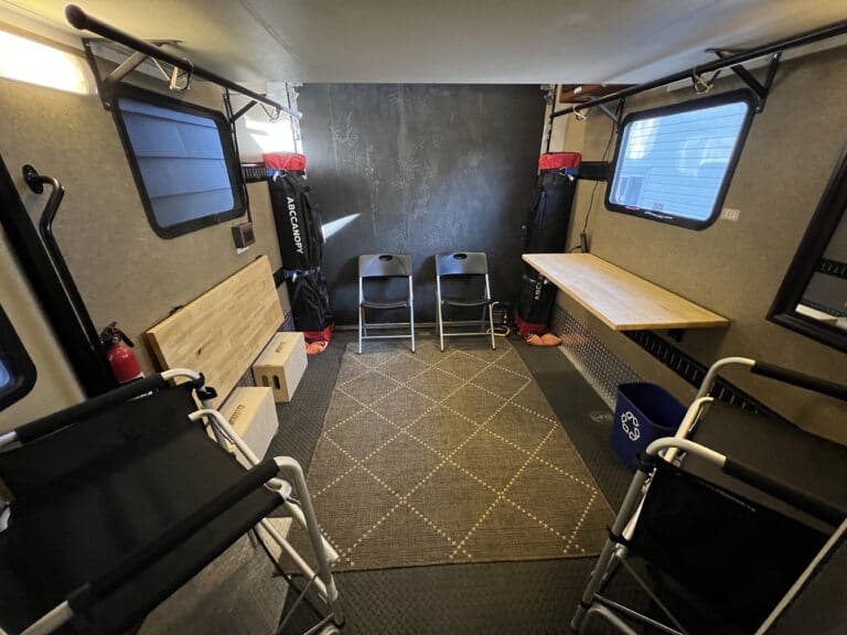 motor coach rental bus interior